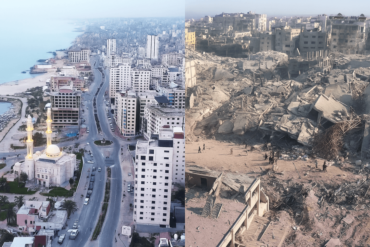 Volunteers rebuilding Gaza